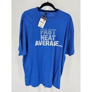 Air Force Academy Fast NEat Average Mens Sz XXL Short Sleeve T Shirt Blue NEW